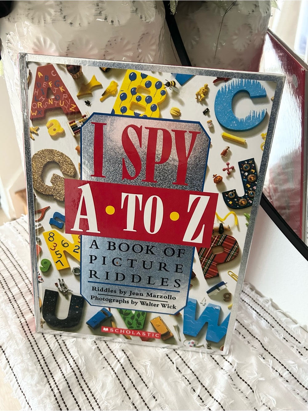 ⭐️ I Spy A to Z A Book of Picture Riddles Hardcover Children’s Book